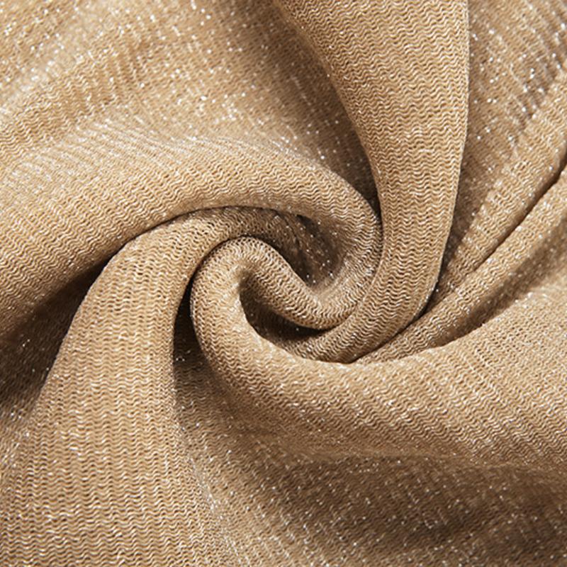 Autumn New Women's Solid Color Slim High Waist Fashion Round Neck Long Sleeve Sheer Dress