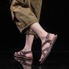 Men Sandals PU Slim Strap Combination Buckle Comfortable Classic Anti Slip Beach Sandals