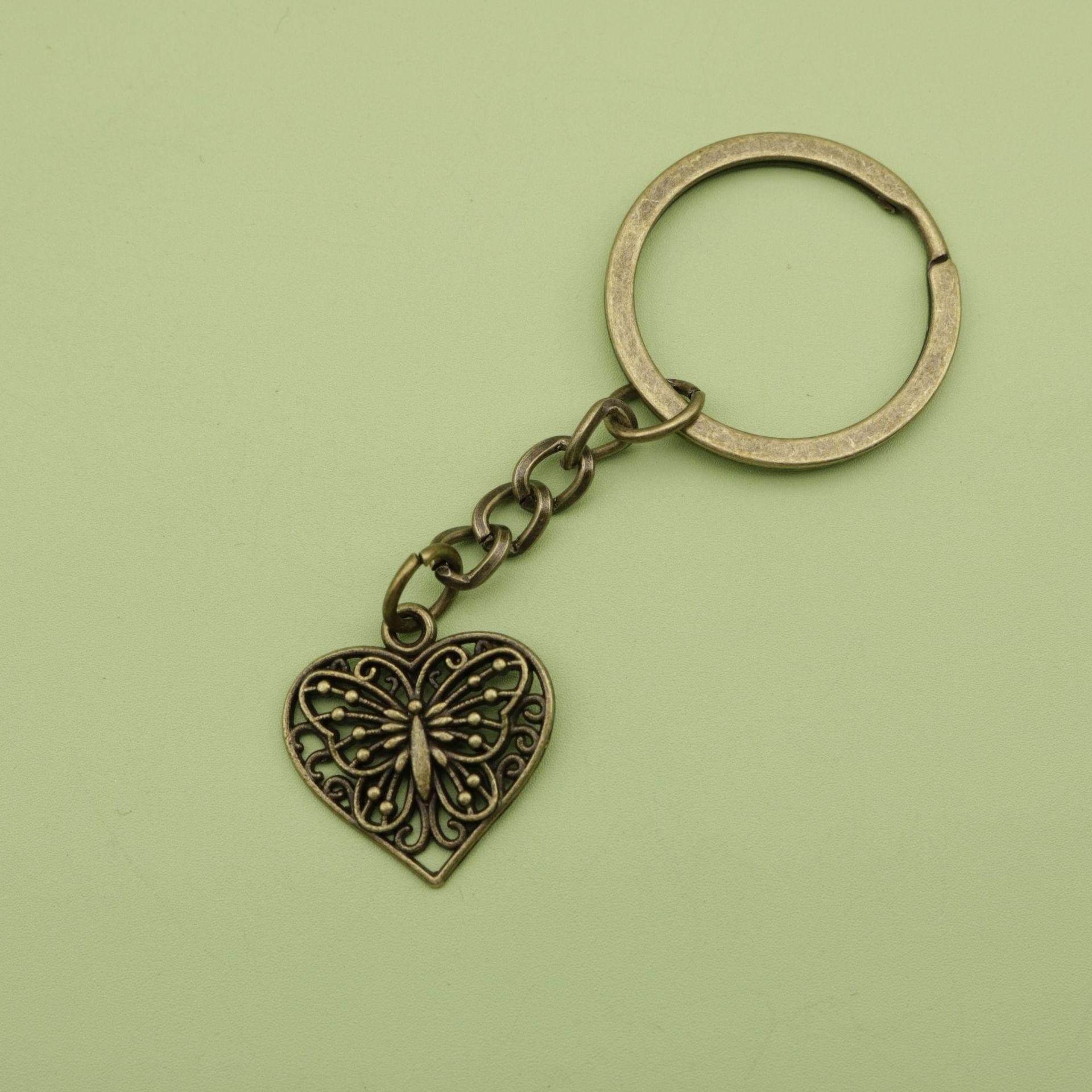 Heart & Butterfly Keychain Pendant - Hot Selling Jewelry