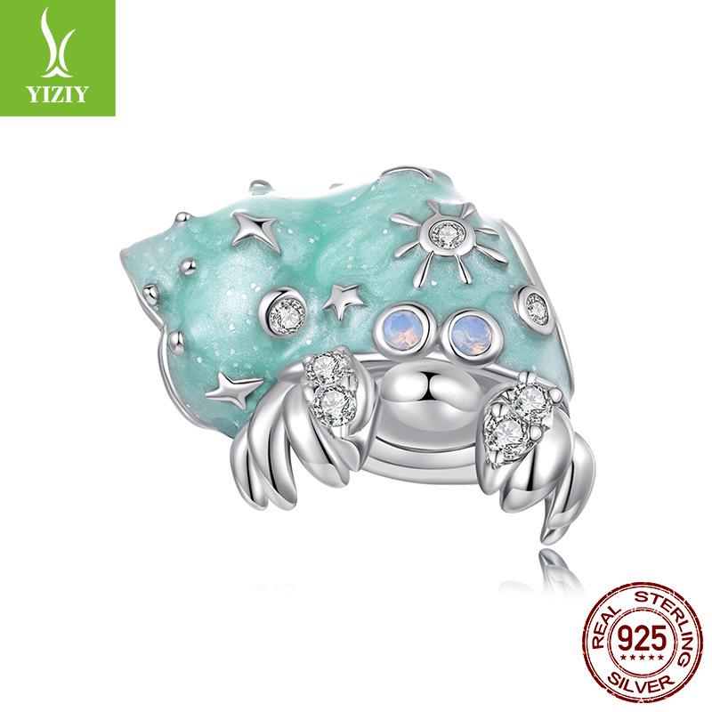 Hermit Crab Beaded Ocean Wind Cute Crab Childlike Quality Light Luxury Creative Diy Bracelet Beads