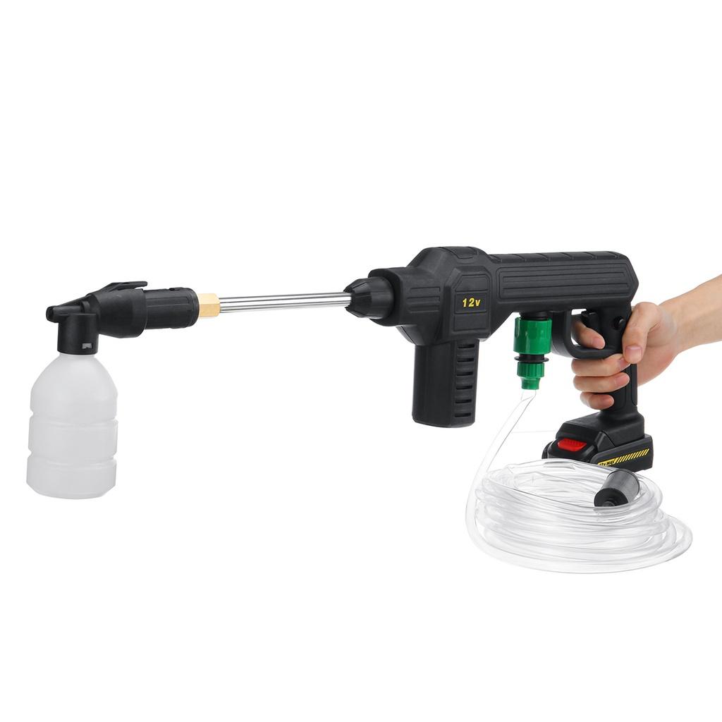 Handheld High Pressure Cordless Car Washer 160W 12V Spray Washer Powerful Water Cleaner Garden Water Jet With 1/2PC Battery