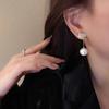 2023 Trendy Elegant Heart Pearl Earrings: Two-Way Wear Versatile Studs