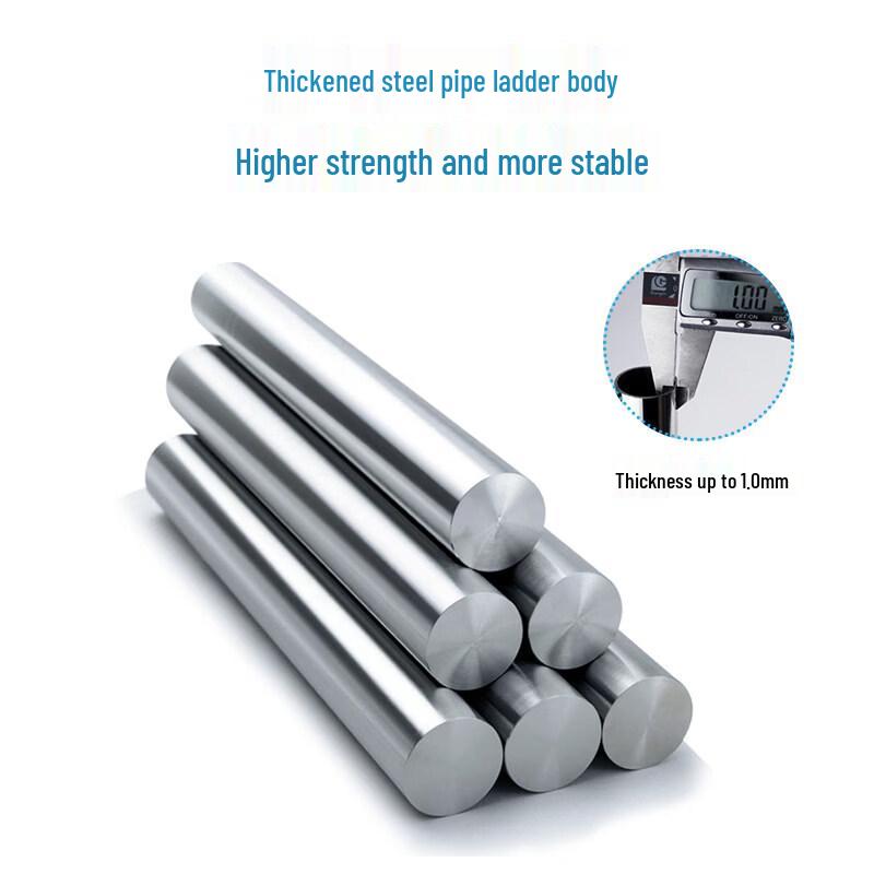 Jundingying Thickened Fixed 3+3 Step Stainless Steel Pool Ladder