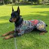 Fashion S-9XL Dog Tattoo Clothes Doberman Pinscher Elastic Pet Tattoo Shirt Anti-mosquito Soft Cat Tattoo Vest Four Seasons