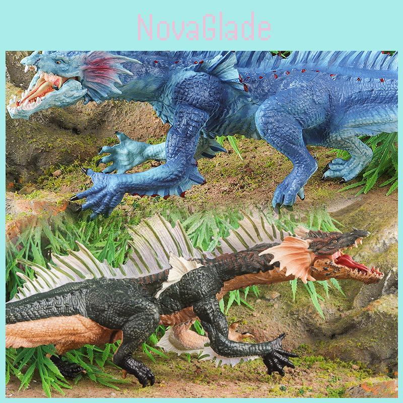 Three Headed Dog Fire Phoenix Stone Monster Dragon Warcraft Model For Kids And Collectors