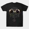 Men Black Print T-shirt Fourth Wing - Tairn And Andarna - Bookish Fantasy Dragons No-Cut Transfer Paper Print Cotton Tshirt