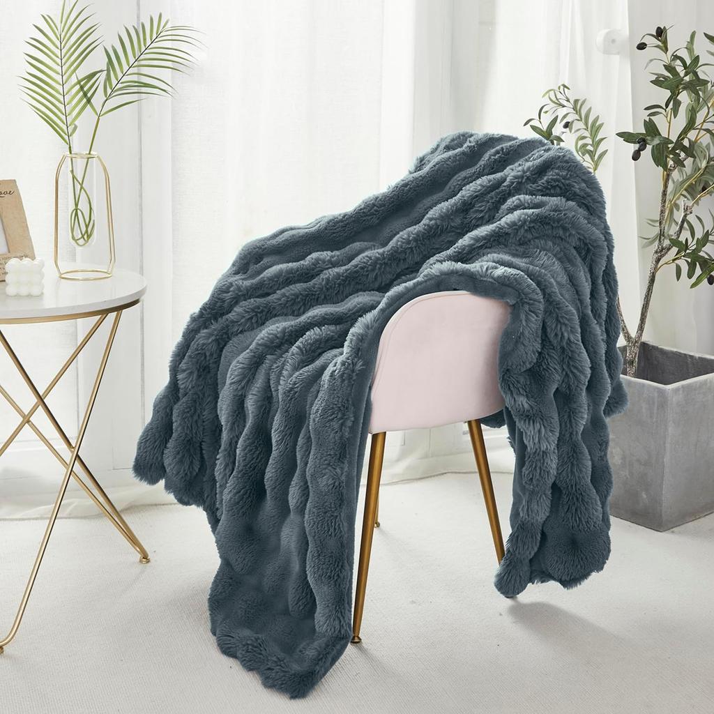Soft Throw Blanket For Couch Bed Sofa Fluffy Fuzzy Shaggy Blanket Cozy Plush Sherpa Fleece Faux Fur Winter Warm Thick Blanket