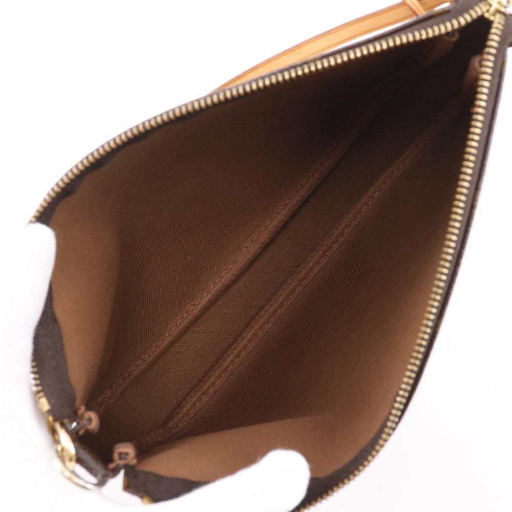 Louis Vuitton Pochette Accessoires Pouch M51981 Panda Takashi Murakami Collaboration Accessory Pouch Brown Monogram Canvas Women Used