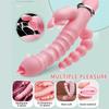 3 In 1 Double Penetration G Spot Vibrator Clitoris Stimulator Anal Vagina Dildo Masturbators Sex Toys for Women Adult Couple 18