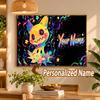 Mimikyu Custom Name Diamond Painting Personalized 5D Full Drill DIY Diamond Art Home Decor