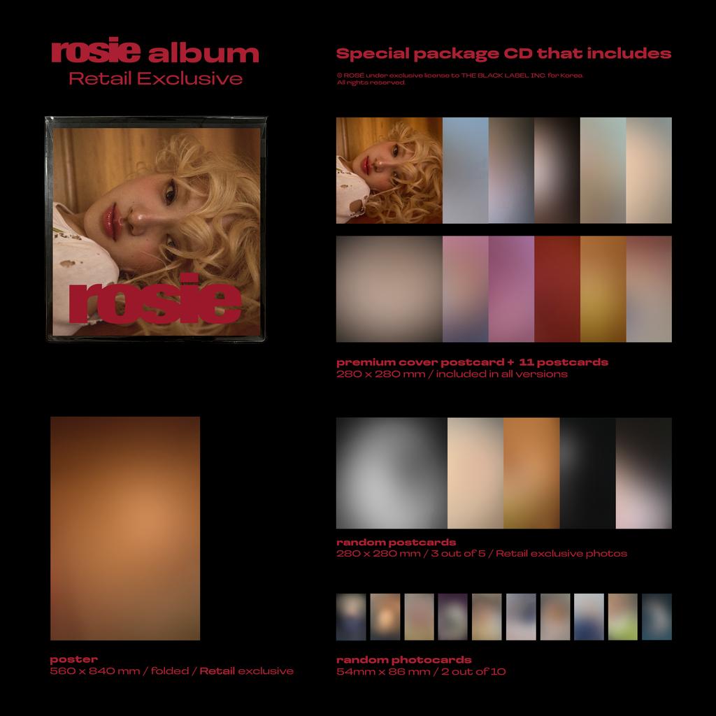 ROSÉ – First Studio Album ‘rosie’ (Retail Exclusive ver. / CD)