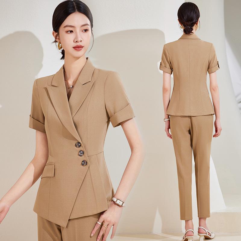Goddess Style Professional Women's High-End Suit Skirt Set - Elegant Workwear for Mature Women