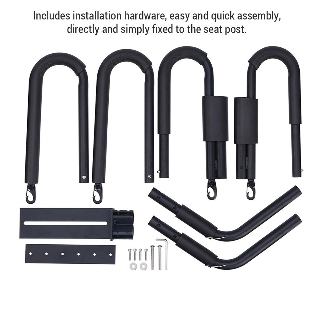 Bike Surfboard Rack Holder Double-Board Portable Adjustable Side Carrier Surf Rack Wakeboard Wind