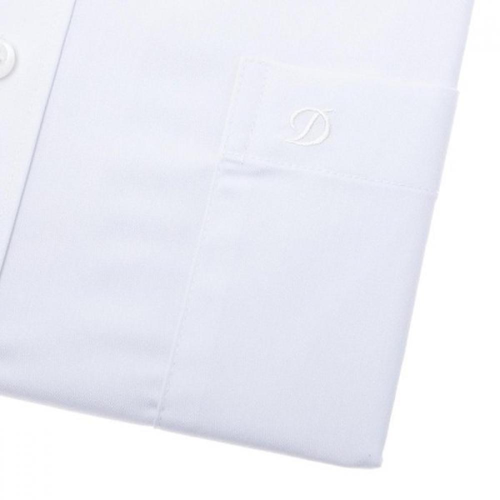 S.t. Dupont 26ss White Solid Stretch Long Sleeve Regular Fit Shirt Se6sm11ls161s
