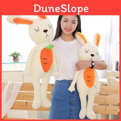 Plush Bunny Toy Carrot Sleep Pillow For Kids Girls Gift