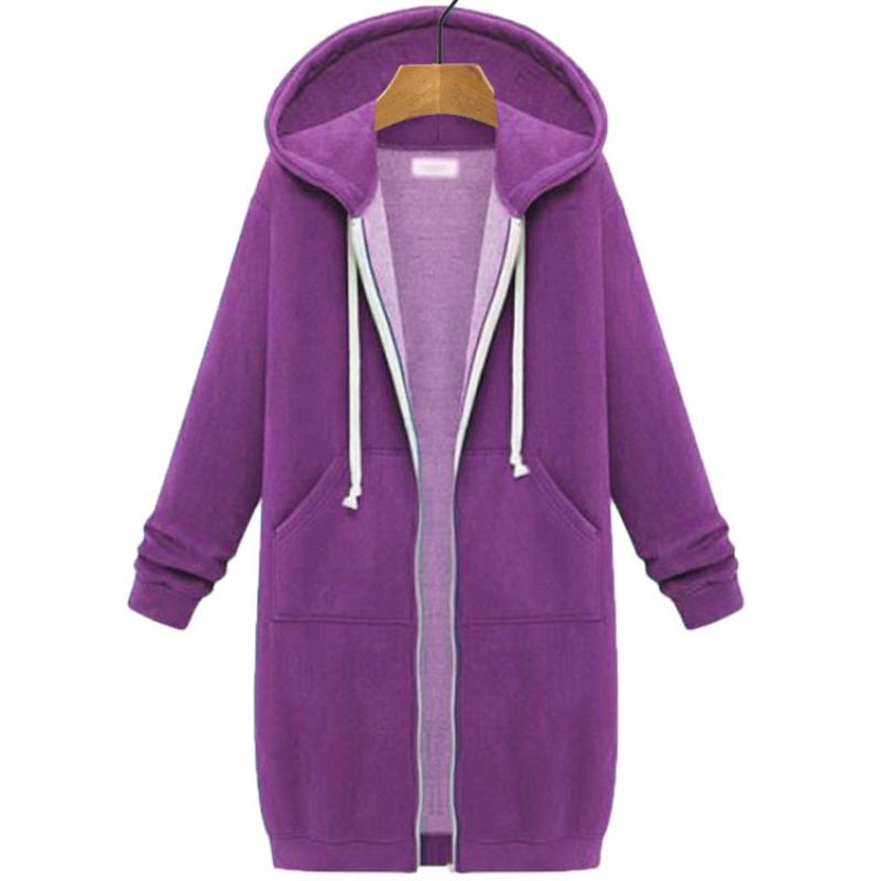 Women's Longline Hooded Sweatshirt Long Sleeve Tunic Top Casual Pullover for Fall Winter Comfortable Loungewear