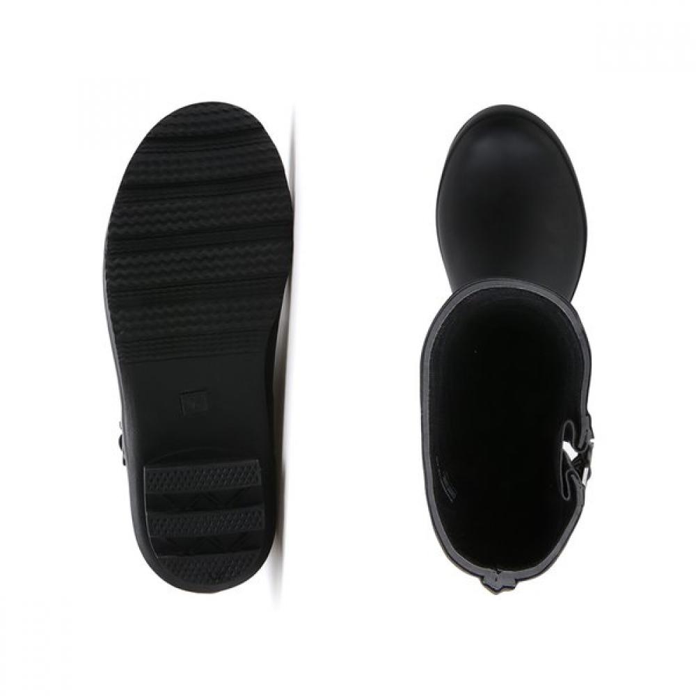 Thommcan Women Rain Boots Long Black W9b00984s11tm