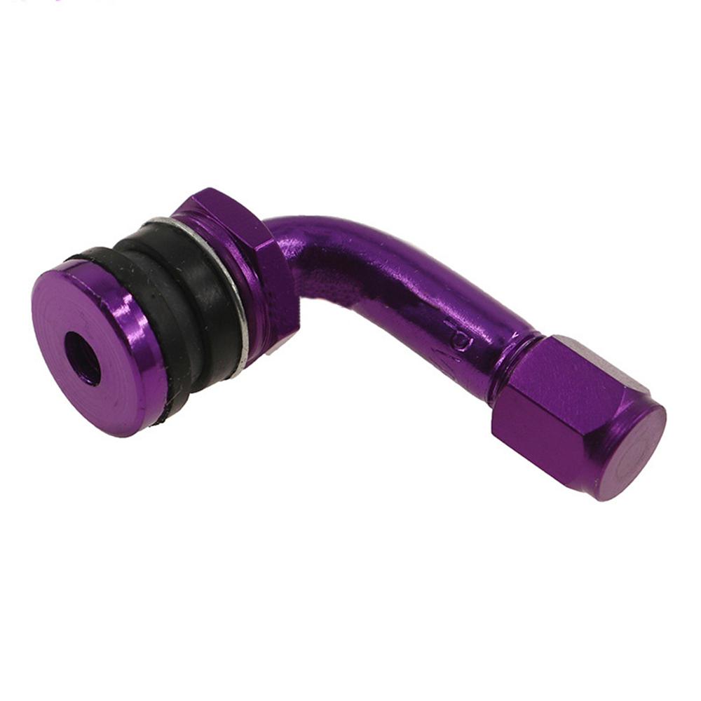 

Tire Valve Stems Aluminum Zinc Zinc Alloy Valves Stem Cap CNC Motorcycle Rim Motorcycle Valve Stem 90 Degree фиолетовый