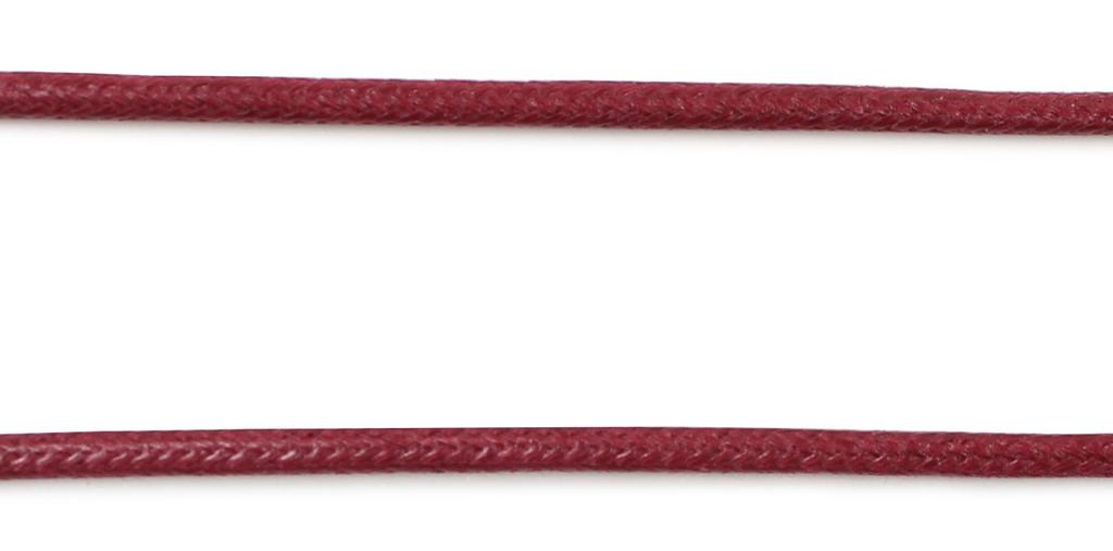 Pearl Eyeglass Made in Wine Cord, Cotton, Japan, 75cm, Red, FH-11