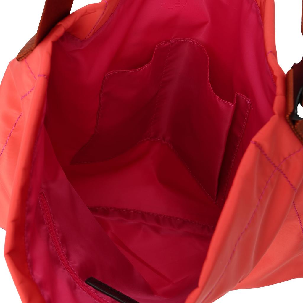 Nananoel Romy Water-Repellent Recycled PET Arrangement Shoulder BagA4 Fit, 2353311021, Orange (330)