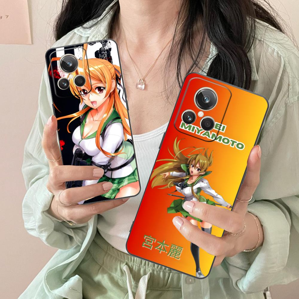 Highschool Rei Miyamoto Phone Case for Realme 15 14 13 12 11 10 9 Pro Plus T I Lite 5G Colorful Printing Cover Pretty Cover