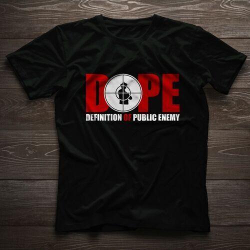 Public Enemy - DOPE Definition Of Public Enemy Logo Men Women T-Shirt Unisex T-Shirt M