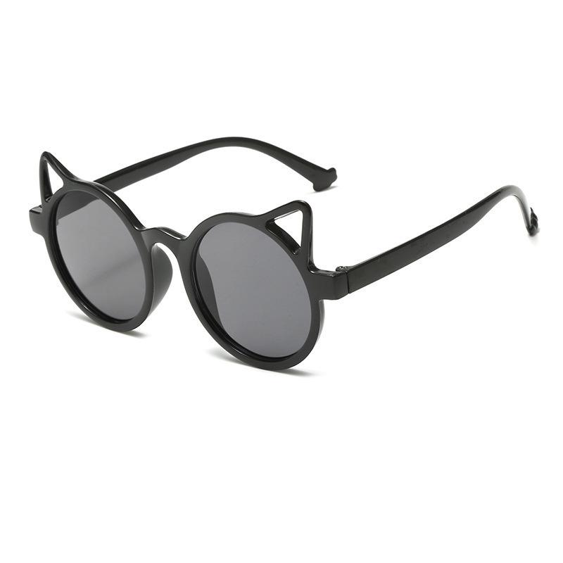 New Fashionable Children Sunglasses Cute Cat Eyeframe Boys and Girls Trendy Dressing Baby Outdoor Decoration Eyewear Uv400