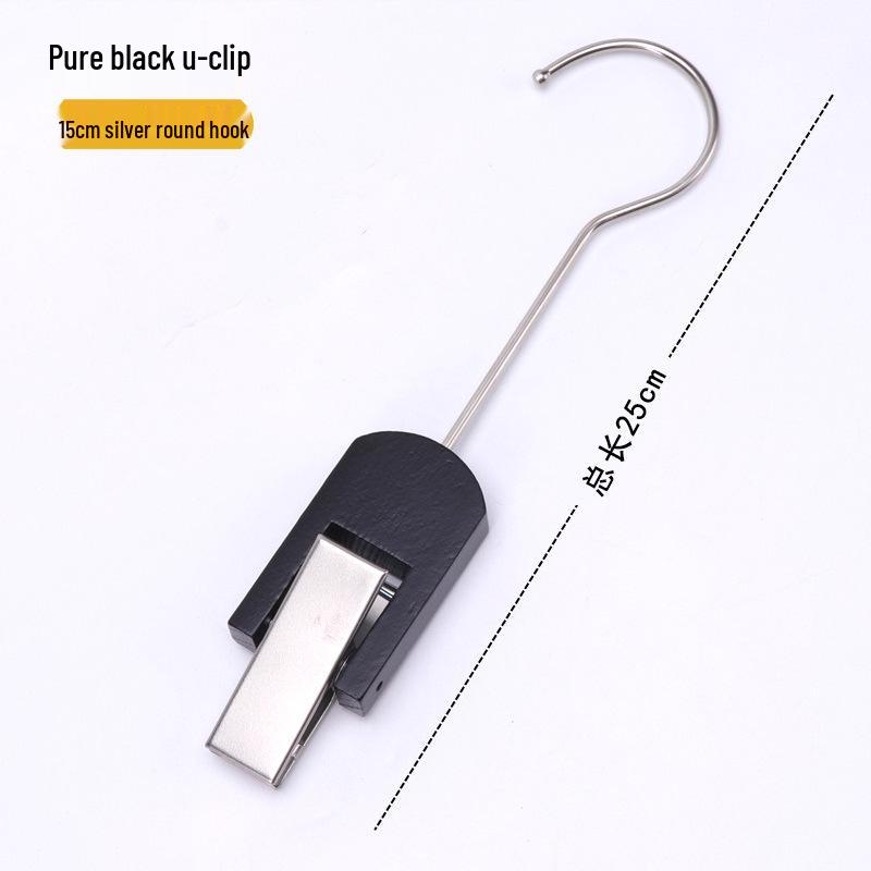 Solid Wood Acrylic Clip Hanger for Clothing Stores – Perfect for Children's Wear, Women's Wear, Pants, Scarves, Hats, and Socks.