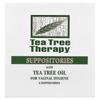 Supositorios de Aceite de Árbol de Té para Higiene Vaginal, 6 Unidades