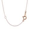 SUEHIRO Diamond Double Heart Open Heart Necklace In Pink Gold for Women