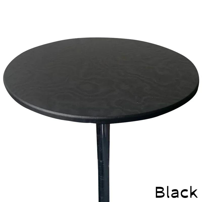 Neu 60-140 cm Weding Runde Tisch Abdeckung Wasserdicht Fall Esstisch Öl-Beweis Elastische Tischdecke Ausgestattet Hochzeit Dekoration Hotel