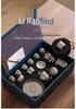 Sterling Silver Dunhuang Ten Thousand Buddhas Tea Set: Luxury Gift Box for New Year, Birthdays & Elders