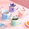 For Sanrio Collaboration Ceramic Mug Cartoon Pattern Coffee/Milk Cup Cute Hellokitty/Kuromi Design Mug Home Breakfast Water Cup