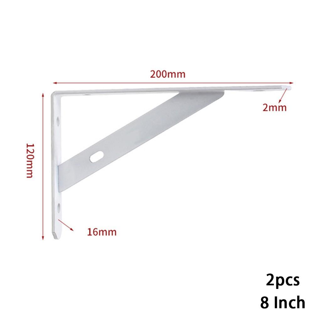 For 2 X Metal Shelf Bracket L Shape Thickened Corner Shelf Right Angle Bracket