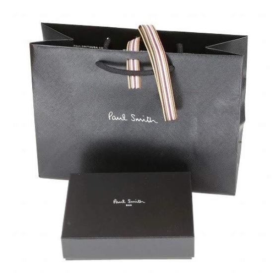 Paul Smith Genuine Leather Bunny Embossed Leather Bifold Wallet Orange [Paul Smith]