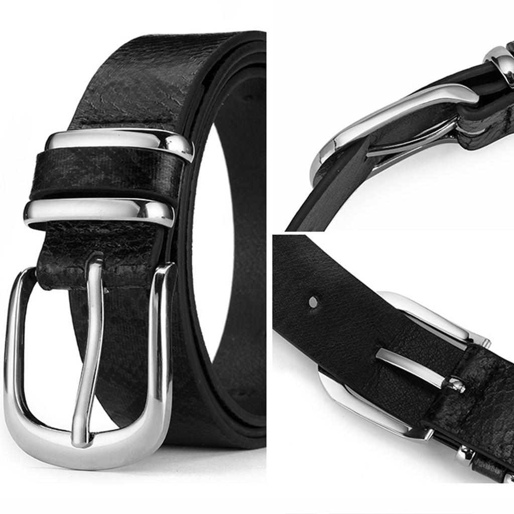 Snake Print Narrow PU Available In 3 Silver Stylish Casual Accent for Denim 105cm Long [NazyJnn] Women's Belt, Leather, Colors, Buckle, 2.8cm Wide,