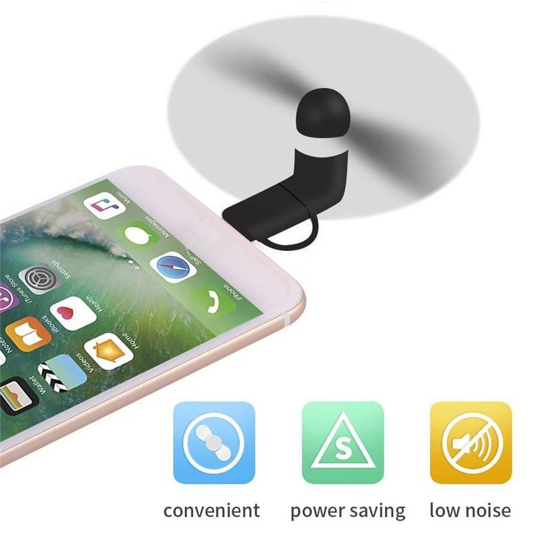 Mini 2 in 1 Portable Micro USB Fan
