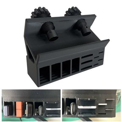Memory Card Storage Box Monitor Mount Multi-Slots Space Saving 3D Printed USB Flash Drive Storage Card Organizer Case