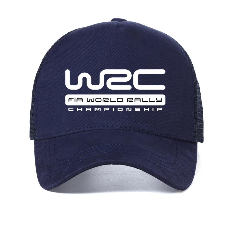 Mistrovství světa v rallye WRC Baseballová čepice Módní Cool WRC Klobouk Unisex Nastavitelný Snapback klobouk letní Síťovina prodyšné klobouky