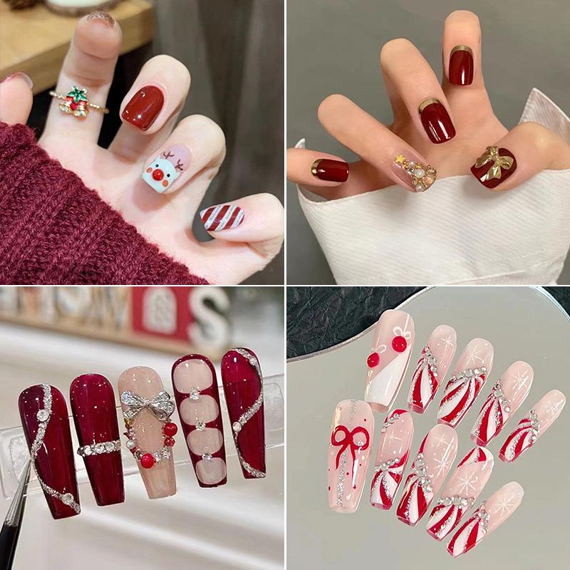 

3D Reindeer & Snowflake Christmas Nail Art Stickers