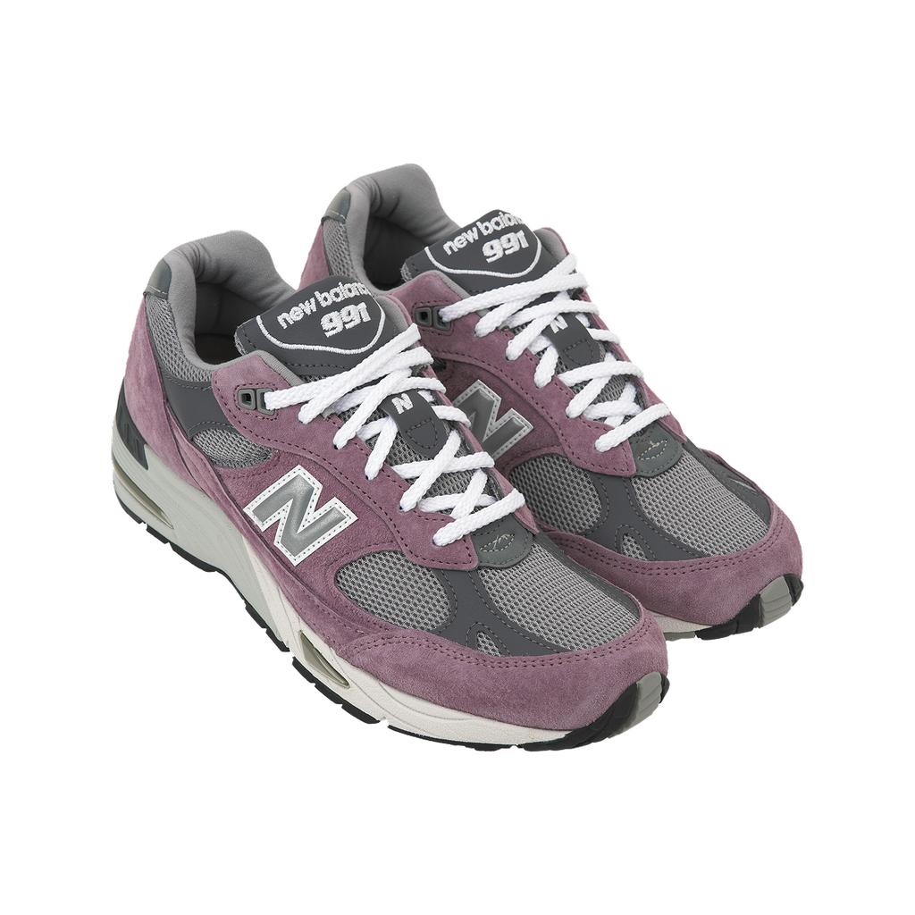 New Balance 991 Fabriqué en Angleterre Mauve Pensif Baskets Homme Rose Alliage Perle Fumée M991PGG