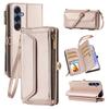Brieftaschen-Handyhülle für Samsung A17/A16/A15/A14/A13/A26/A36/A55/A56/A57 Serie mit Umhängeband, mehreren Kartenfächern und Münzfach,