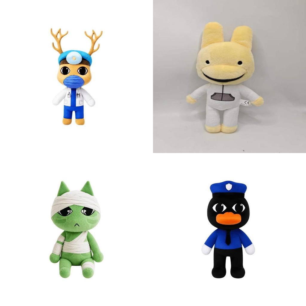 Animal Hospital Plush Toy Set With Soft Pp Cotton For Kid And Collectors