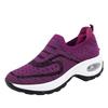 Large Size Women's Shoes Air Cushion Flying Woven Breathable Sports Shoes Dance Foot Cover Casual Women's Shoes Rocking Shoes Socks Shoes