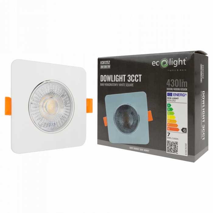 Downlight Oprawa Oczko Spot Led Cct 3W / 5W / 7W Regulowana Barwa I Moc