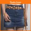 Waist Women Boho Belt With Shell Details And Leather Material For Spring And Outfits Fall