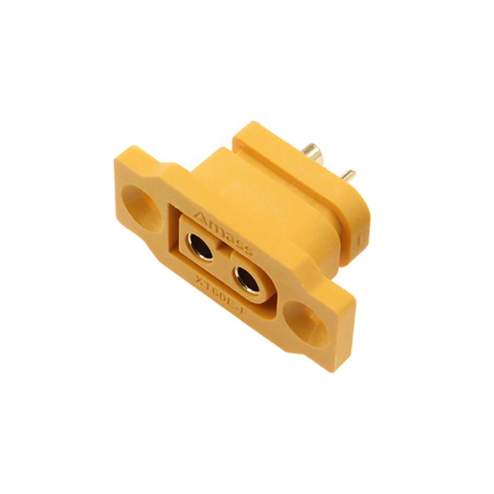 XT60E-F Female Plug and Dust-proof Cover Power Fixed Battery Interface Connector Power Battery Connecting Adapter DIY RC Model