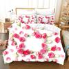 Set Biancheria da Letto Floreale Colorato con Fiore di Rosa Rosa Singolo Gemello Matrimoniale Queen King Cal King Size