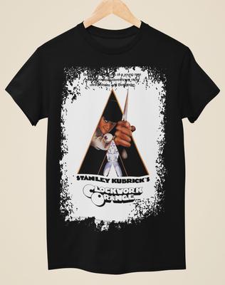 A Clockwork Orange - Movie Poster Inspired Unisex Black T-Shirt Unisex T-Shirt