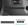 Real Soft Carbon Fiber Door Decor Sticker for Suzuki Jimny JB74 JB64 2019-2025 Interior Trim
